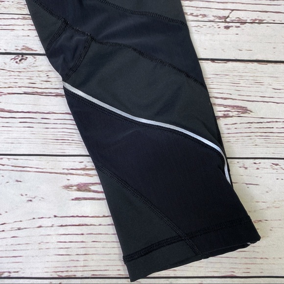 Zella Leggings Capri Mesh Cropped Pants Workout - Picture 5 of 13